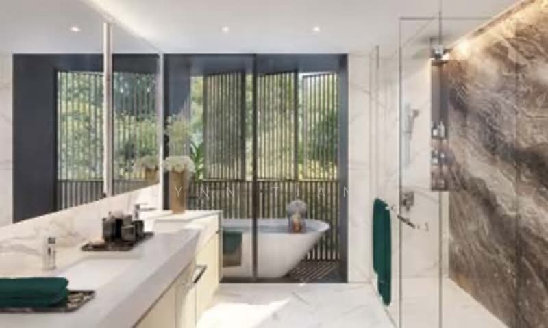 ❤️GIANT⚡️Brand New Semi-D House w Spa Pool, Sky Balcony, Attic & Lift, Swiss View/ Greenbank Park/ Binjai Park, 6 Bedrooms, 5,446 sqft, Semi-Detached House For Sale, by Lynn Tiang, 500041057 - Bathroom - PropertyGuru.com.sg