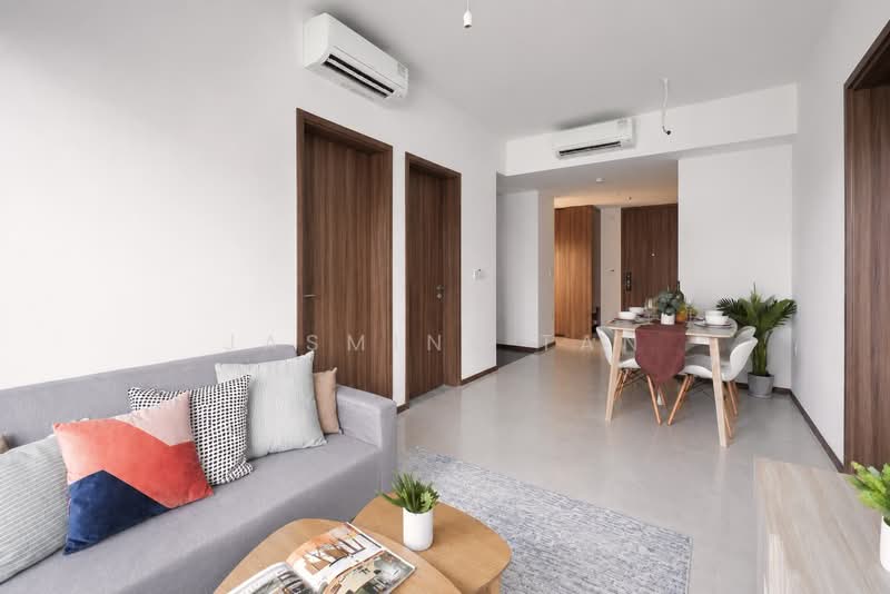 Lentor Modern, Lentor Central, 2 Bedrooms, 732 sqft, Condominium For Sale, by Jasmine Tan, 500041471 - Living Room - PropertyGuru.com.sg