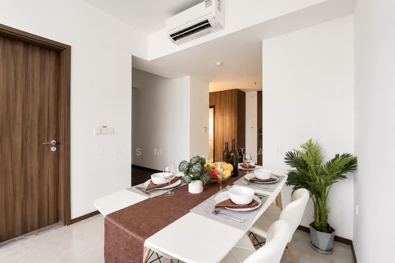 Lentor Modern, Lentor Central, 2 Bedrooms, 732 sqft, Condominium For Sale, by Jasmine Tan, 500041471 - Dining Room - PropertyGuru.com.sg