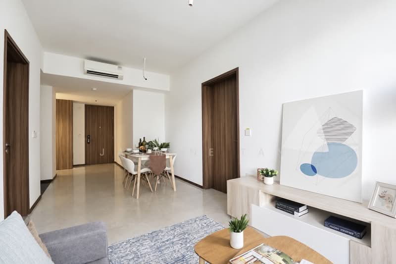 Lentor Modern, Lentor Central, 2 Bedrooms, 732 sqft, Condominium For Sale, by Jasmine Tan, 500041471 - Living Room - PropertyGuru.com.sg