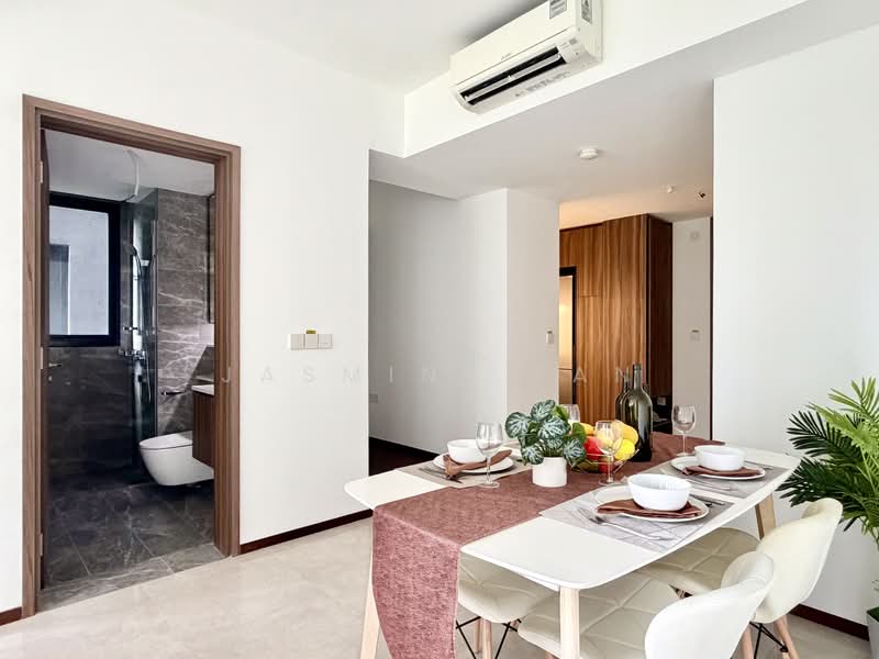 Lentor Modern, Lentor Central, 2 Bedrooms, 732 sqft, Condominium For Sale, by Jasmine Tan, 500041471 - Dining Room - PropertyGuru.com.sg