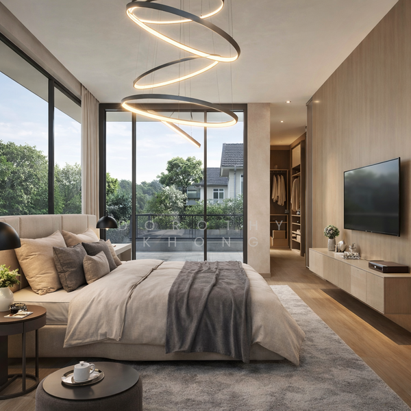 NEW 4 Levels Stunning & Spacious Semi-D Semi-Detached House For Sale at S$ 8,280,000 | PropertyGuru Singapore - Bedroom