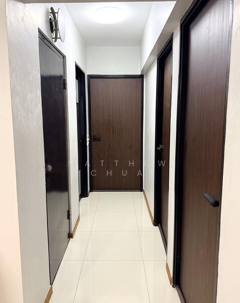 Corridor Leading to Rooms