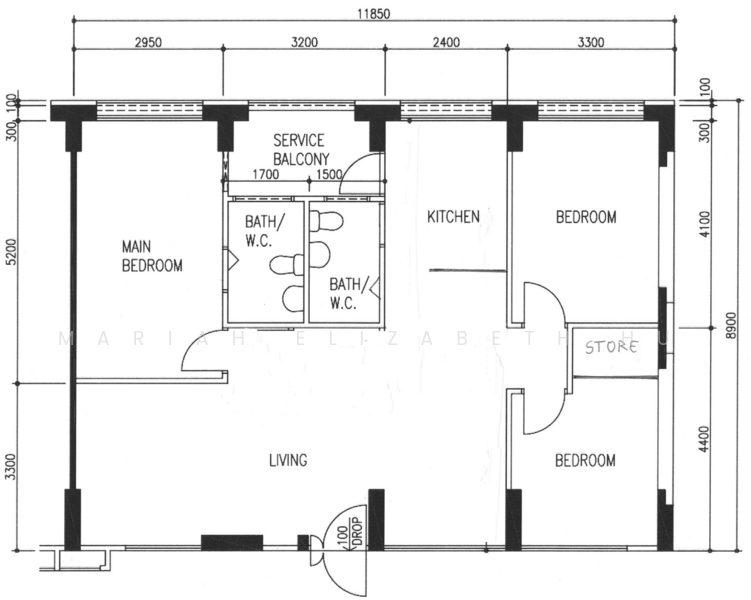 345 Kang Ching Road, 345 Kang Ching Road, 3 Bedrooms, 1,098 sqft, HDB Flat For Sale, by Mariah Elizabeth Hu, 500042122 - PropertyGuru.com.sg