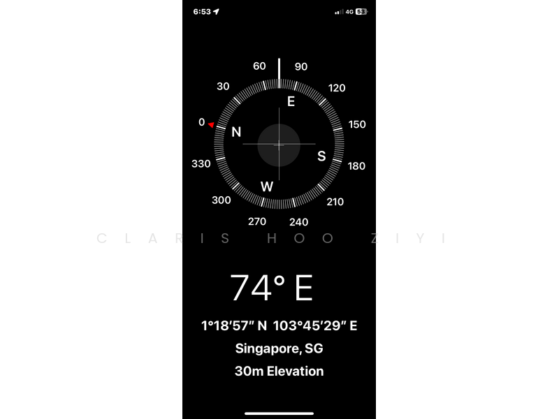 Facing from the living room