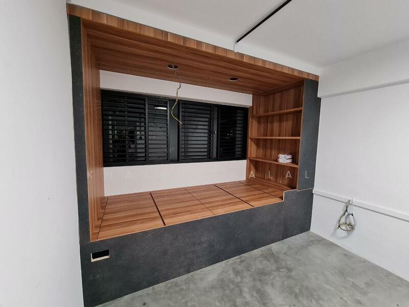 288 Tampines Street 22 HDB Flat For Sale at S$ 748,000 | PropertyGuru Singapore - Bedroom 2 storage bed work in progress