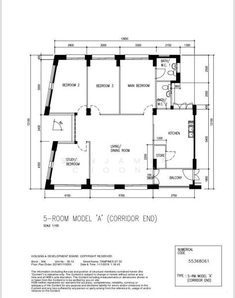 For Sale 306 Tampines Street 32