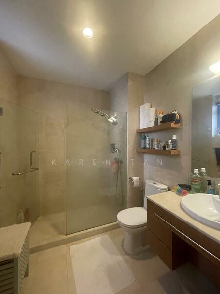 Ensuite bathroom with long bath
