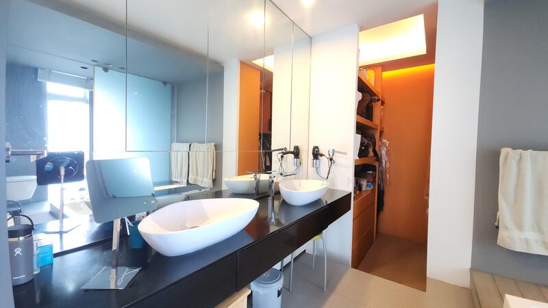 Master bathroom double vanity top