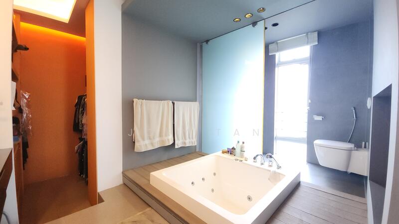 Master bathroom with Jacuzzi