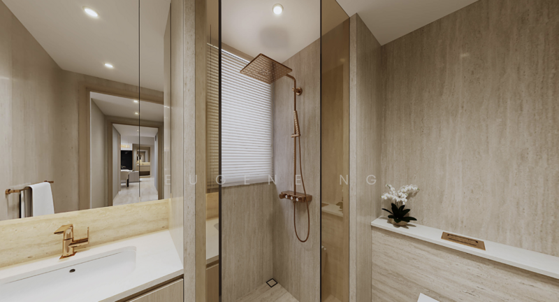 CHEAP FH 4BR, $400K PROMO, DOORSTEP TO MRT, East Coast / Marine Parade, 4 Bedrooms, 1,389 sqft, Condominium For Sale, by Eugene Ng, 500043170 - Bathroom - PropertyGuru.com.sg