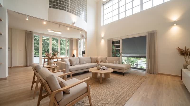 Hillview Crescent, Hillview Crescent, 6 Bedrooms, 4,000 sqft, Semi-Detached House For Sale, by Zoe Lim, 500043173 - AI impression - Living Room - PropertyGuru.com.sg