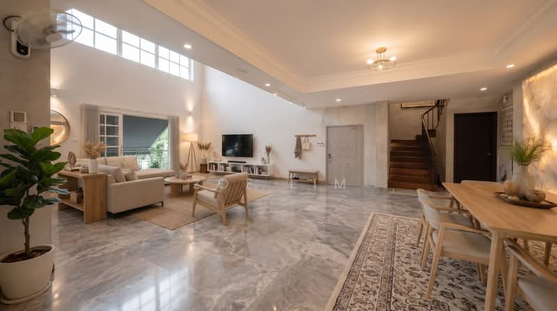 Hillview Crescent, Hillview Crescent, 6 Bedrooms, 4,000 sqft, Semi-Detached House For Sale, by Zoe Lim, 500043173 - AI impression - Living Room - PropertyGuru.com.sg