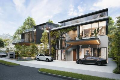 For Sale - Brand New Bungalow near Serangoon MRT. 5 Bedrooms with Pool for Sale