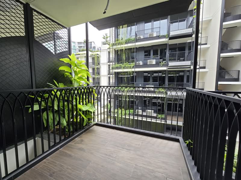 Jervois Mansion, 4 Jervois Close, 1 Bedroom, 495 sqft, Condominium For Rent, by Steve Yeo, 500043454 - Balcony - PropertyGuru.com.sg
