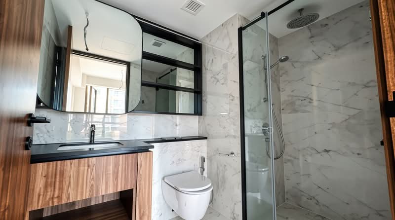 Sceneca Residence, Tanah Merah Kechil Link, 2 Bedrooms, 689 sqft, Condominium For Sale, by Justin Foo, 500043559 - Bathroom - PropertyGuru.com.sg