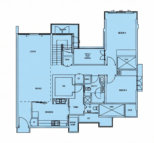 For Sale Rare Duplex Penthouse with 5 Bedrooms Below $3m near AMK MRT!