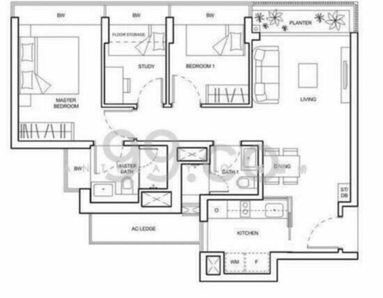 The Palette, 103 Pasir Ris Grove, 3 Bedrooms, 872 sqft, Condominium For Rent, by Anthea Yeo 杨丽娇, 500043759 - PropertyGuru.com.sg