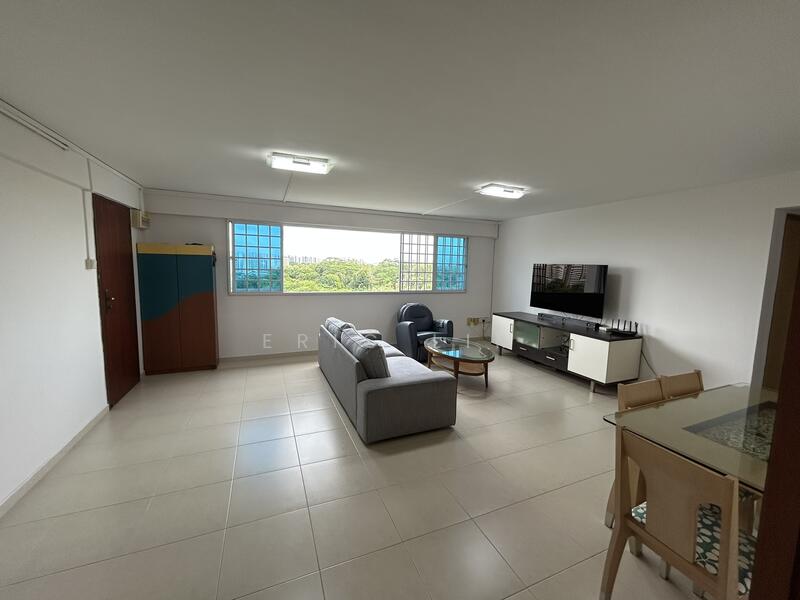 Living Room overlooking Sun Plaza Park