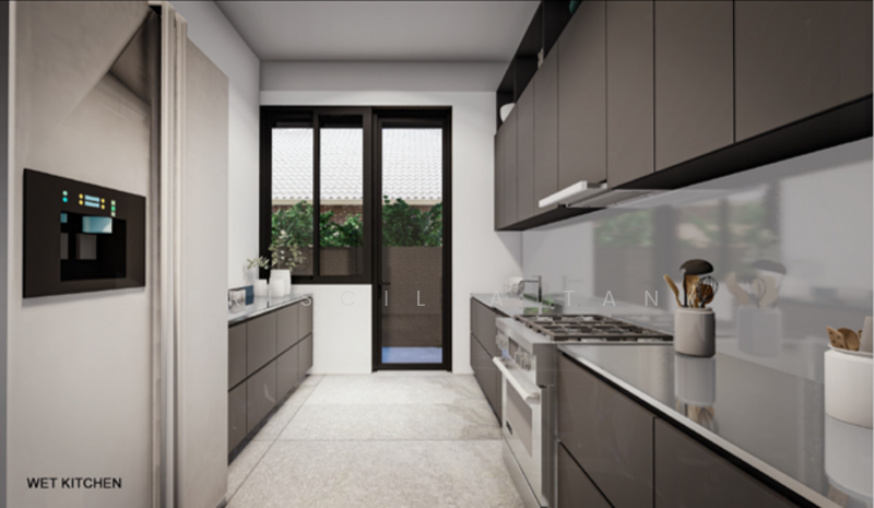 Brand New 2.5 Storey Semi-D @ Hillcrest, Watten, Greenmead, Raffles Girls Pri Semi-Detached House For Sale at S$ 14,880,000 | PropertyGuru Singapore - Kitchen