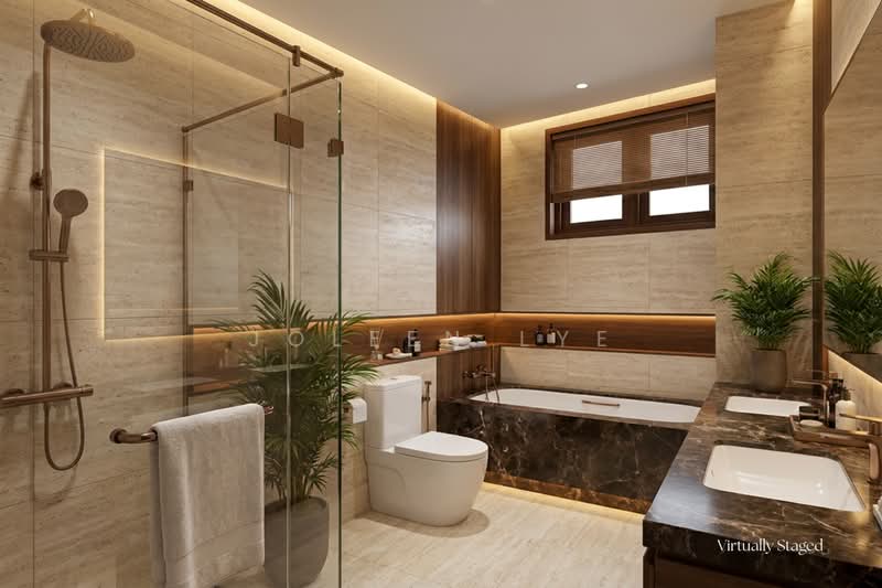 ☀️Wide Frontage☀️1KM Henry Park Primary ☀️Elevated FH Semi-D☀️ ☎️8686~9040 Joleen, , 6 Bedrooms, 4,800 sqft, Semi-Detached House For Sale, by Joleen Lye, 500044419 - Bathroom - PropertyGuru.com.sg