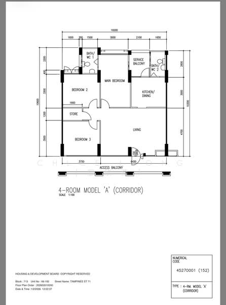 For Sale 713 Tampines Street 71