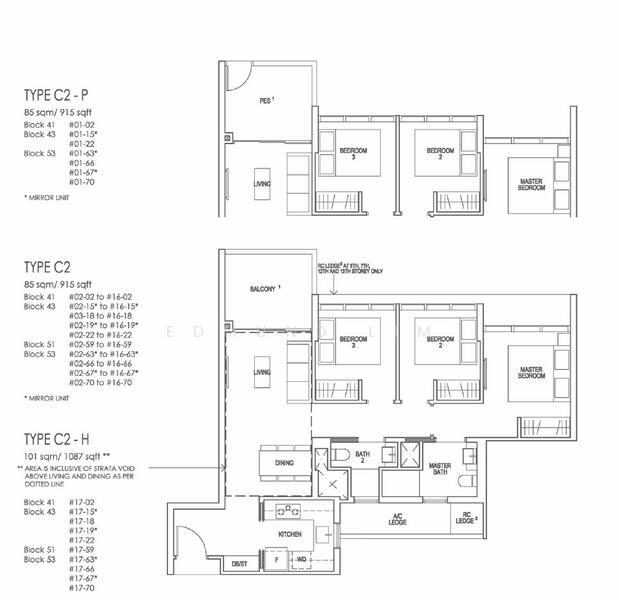 Riverfront Residences Condominium For Sale at S$ 1,588,888 | PropertyGuru Singapore