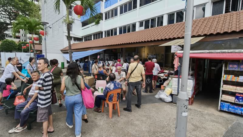 Rare Telok Blangah Shophouse/ Highest Footfall stretch/ $10k Rental Potential, Telok Blangah Crescent, 1,485 sqft, Shop / Shophouse For Sale, by Derrick Goh, 500045132 - Blk 12 crowd - CommercialGuru.com.sg