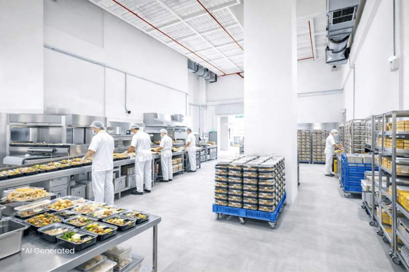 F&B Production | 55 Tuas South Ave 1, Boon Lay / Jurong / Tuas, 2,605 sqft, Food & Beverage For Rent, by LHN Group Pte Ltd , 500045135 - Kitchen - CommercialGuru.com.sg