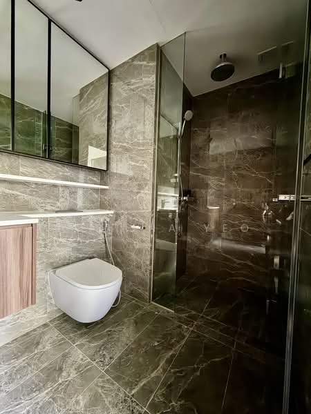 Lentor Modern, 7 Lentor Central, 2 Bedrooms, 732 sqft, Condominium For Rent, by Cortina Yeo, 500045188 - Bathroom - PropertyGuru.com.sg