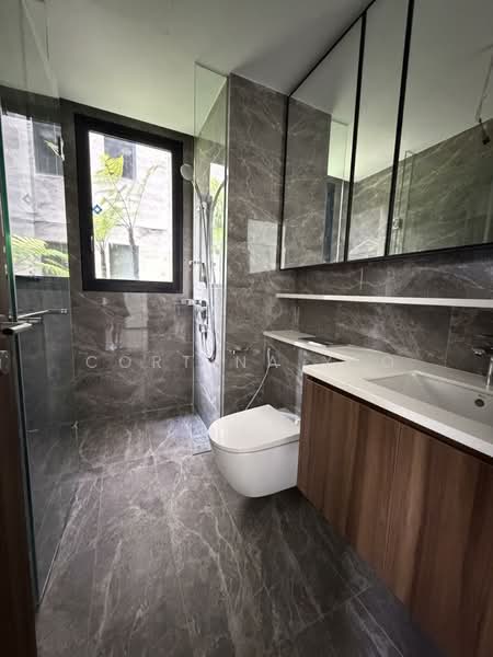 Lentor Modern, 7 Lentor Central, 2 Bedrooms, 732 sqft, Condominium For Rent, by Cortina Yeo, 500045188 - Bathroom - PropertyGuru.com.sg