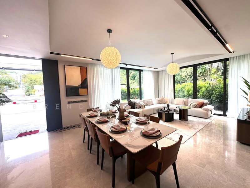 Developer Appointed ✧ Greenbank Park ✧ Brand New Semi-Detached, Greenbank Park, Clementi Park / Upper Bukit Timah, 5 Bedrooms, 5,436 sqft, Semi-Detached House For Sale, by Brenda Zee (徐黎倫), 500045196 - Living Room - PropertyGuru.com.sg
