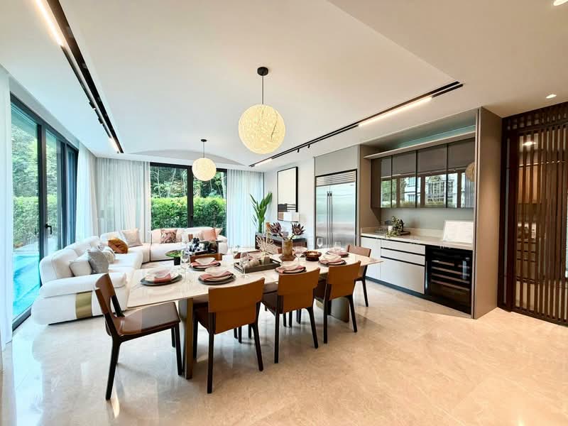 Developer Appointed ✧ Greenbank Park ✧ Brand New Semi-Detached, Greenbank Park, Clementi Park / Upper Bukit Timah, 5 Bedrooms, 5,436 sqft, Semi-Detached House For Sale, by Brenda Zee (徐黎倫), 500045196 - Dining Room - PropertyGuru.com.sg