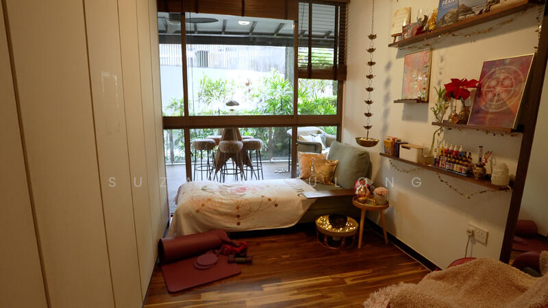 Bedroom 1 with Floor to Ceiling Cupboard