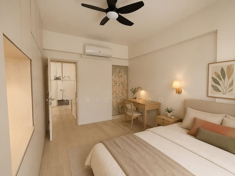 West Bay Condo, 50 West Coast Crescent, 2 Bedrooms, 872 sqft, Condominium For Sale, by Derick Foo, 500045657 - Master Bedroom - PropertyGuru.com.sg