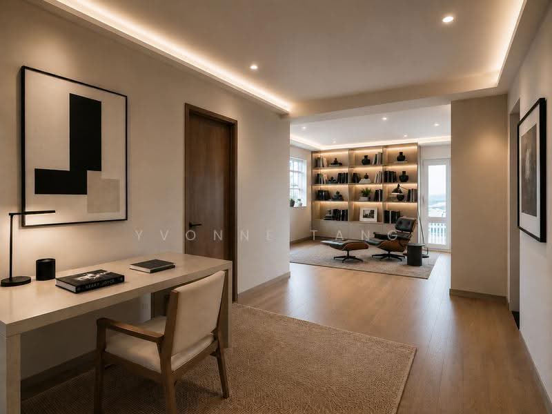 ❤️ Mount Sinai Brand New Semi-D ❤️ 1km Henry Park Pri ❤️, Mount Sinai, Tanglin / Holland / Bukit Timah, 5 Bedrooms, 7,133 sqft, Semi-Detached House For Sale, by Yvonne Tang, 500046026 - Ensuite Entertainment (ID rendering) - PropertyGuru.com.sg