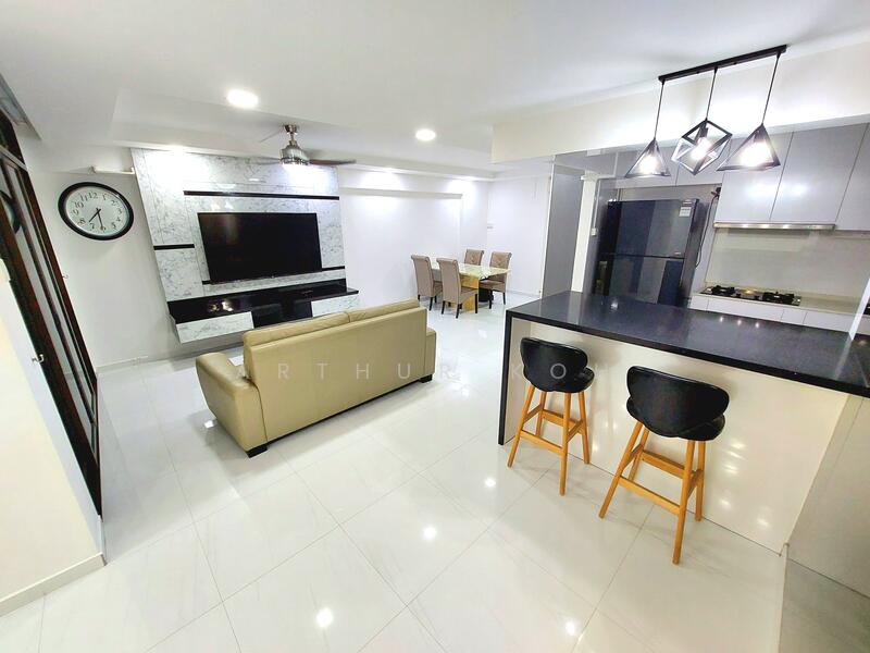 LIVING ROOM and KITCHEN VIEW  FROM STUDY