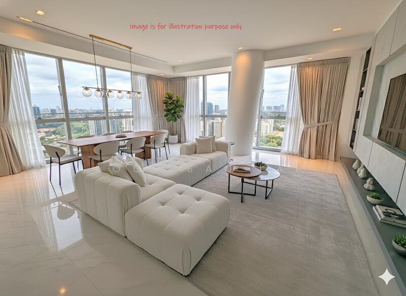 Reflections at Keppel Bay Condominium For Sale at S$ 3,400,000 | PropertyGuru Singapore - Living Room