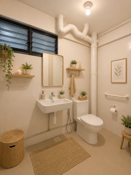 174 Yishun Avenue 7, 174 Yishun Avenue 7, 4 Bedrooms, 1,302 sqft, HDB Flat For Sale, by Estee Liu 劉俐蘡, 500046899 - Bathroom - PropertyGuru.com.sg