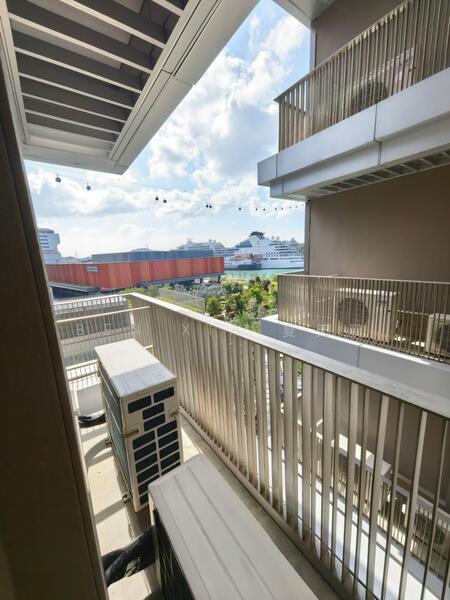 The Reef at King's Dock, 22 Harbourfront Avenue, 2 Bedrooms, 721 sqft, Condominium For Rent, by Ben XIA 夏天鹏, 500046957 - Balcony - PropertyGuru.com.sg
