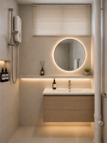 53 Lorong 5 Toa Payoh, 53 Lorong 5 Toa Payoh, 2 Bedrooms, 732 sqft, HDB Flat For Sale, by Derek Wong, 500047394 - Bathroom - PropertyGuru.com.sg