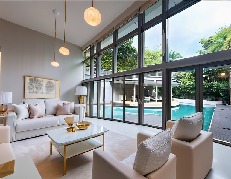 For Rent - Lush Greenery! 2 Storey Modern GCB At Cluny Park Road 1km to Nanyang Pri School