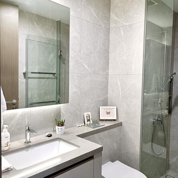 One-North Eden, 8 Slim Barracks Rise, 2 Bedrooms, 689 sqft, Condominium For Rent, by Shaun Chen 陈韵百, 500047561 - Bathroom - PropertyGuru.com.sg