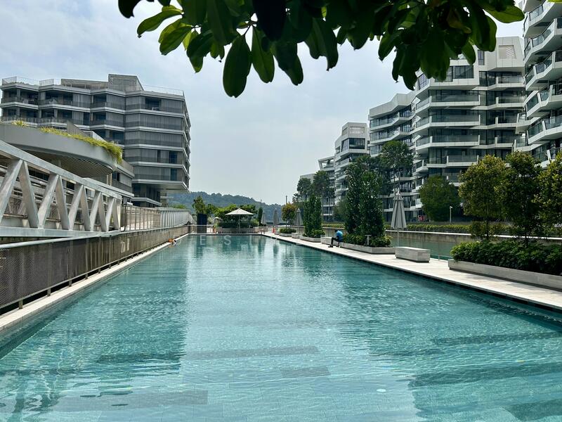The Reef at King's Dock Condominium For Sale at S$ 1,800,000 | PropertyGuru Singapore - 50m Lap Pool at Floating Deck
