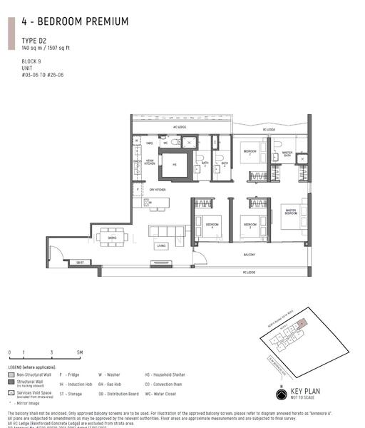 Blossoms By The Park Condominium For Sale at S$ 3,596,000 | PropertyGuru Singapore