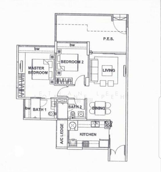 The Gale, Flora Road, 2 Bedrooms, 915 sqft, Condominium For Rent, by Ethan Lee 吕易與, 500048464 - PropertyGuru.com.sg
