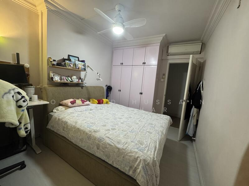 Bedroom 2 with Air Con & Ceiling Fan  