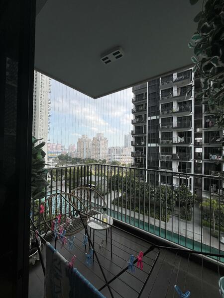 Sky Vue, Bishan Street 14, 2 Bedrooms, 678 sqft, Condominium For Rent, by Mumu Shih 施沐融, 500049061 - Balcony - PropertyGuru.com.sg