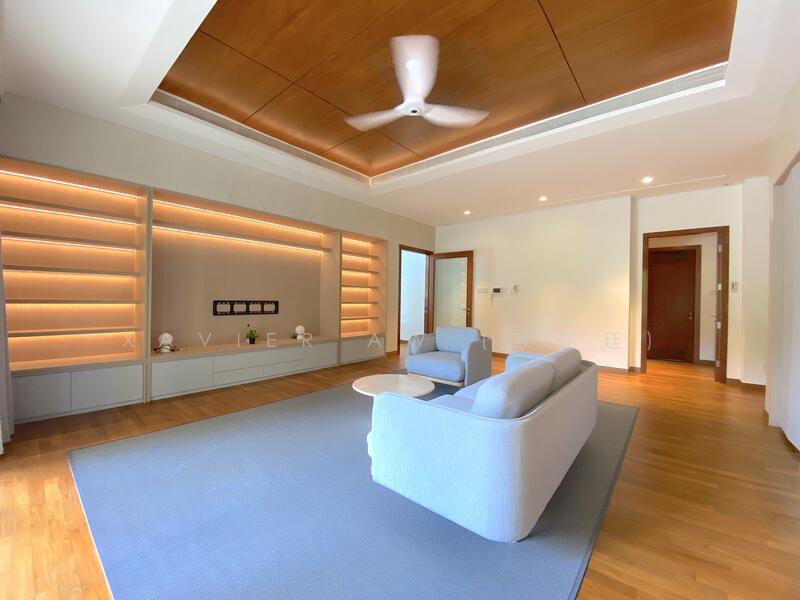 Cluny Park, 53 Cluny Park, 5 Bedrooms, 7,736 sqft, Good Class Bungalow For Rent, by Xavier Aw (欧伟廷), 500049273 - Living Room - PropertyGuru.com.sg