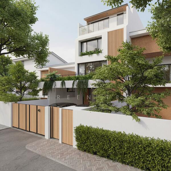 For Sale - Brand New! TOP Soon! Modern Luxury Terraced House with Lift @Sembawang Hills Estate for Sale